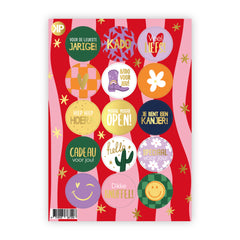 Stickervel | Kado goudfolie