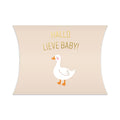Gondeldoosje | Hallo lieve baby goudfolie