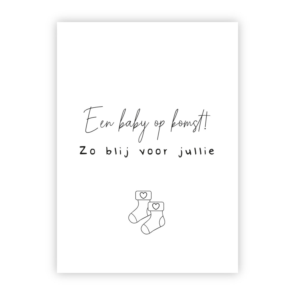 Wenskaart | Een baby op komst!