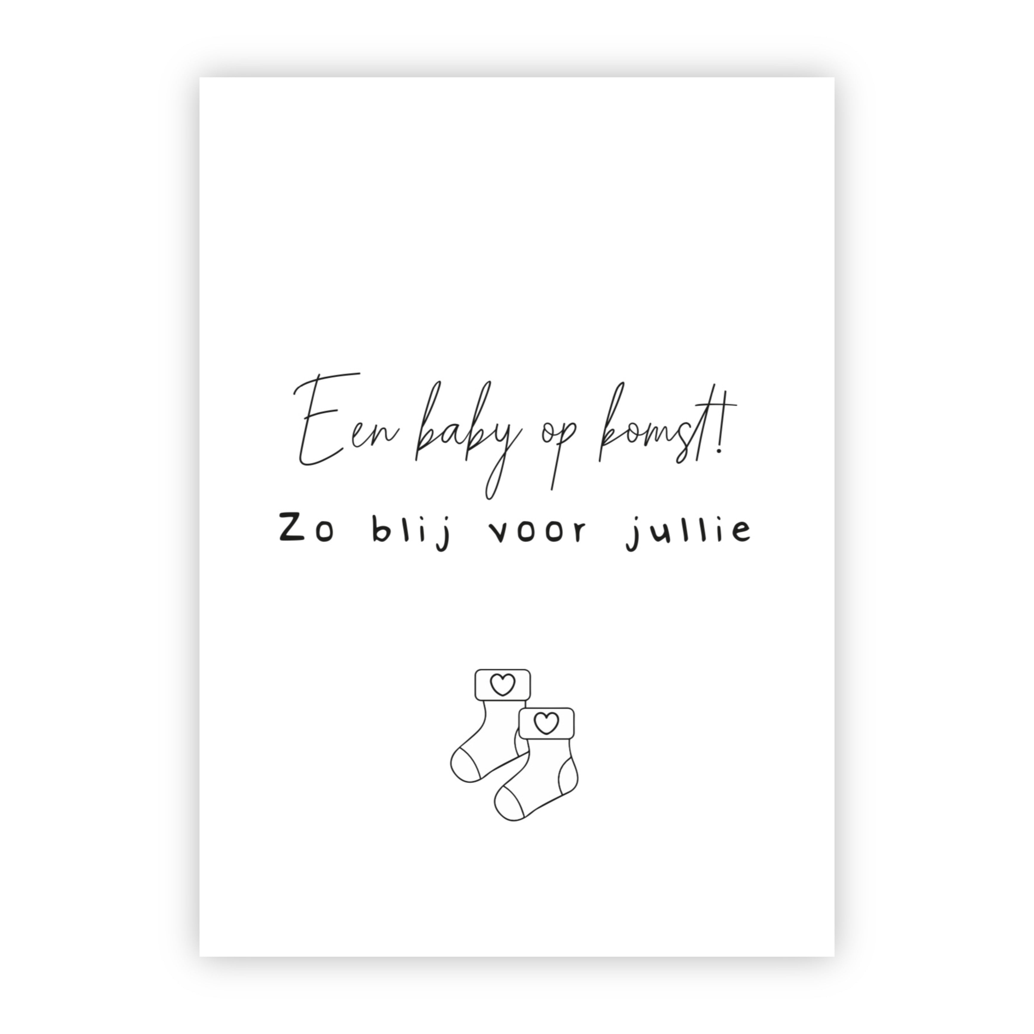 Wenskaart | Een baby op komst!