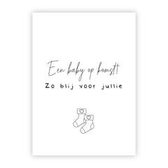 Wenskaart | Een baby op komst!