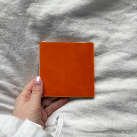 Tegeltje | Oranje - personaliseer