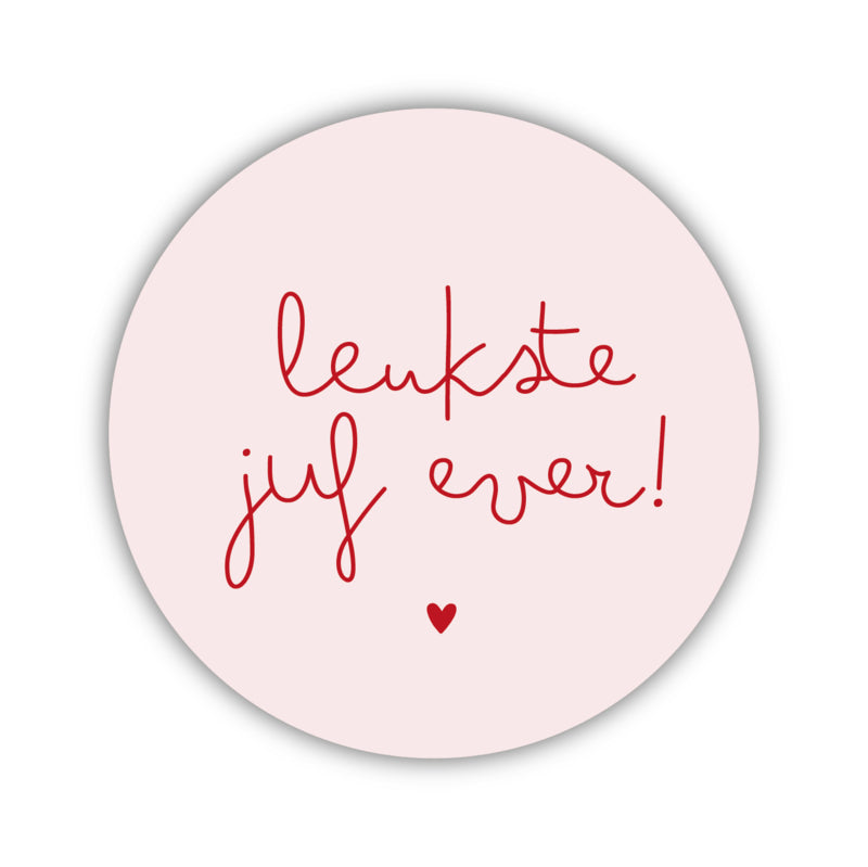 Onderzetter | Leukste juf ever