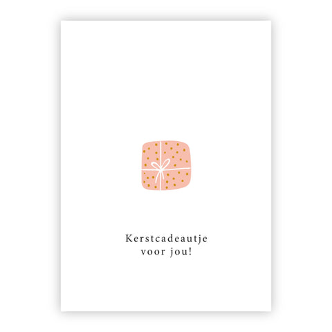 Kerstkaart goudfolie | Kerstcadeautje voor jou!