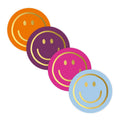 Cadeaustickers | Smileys 10 stuks goudfolie