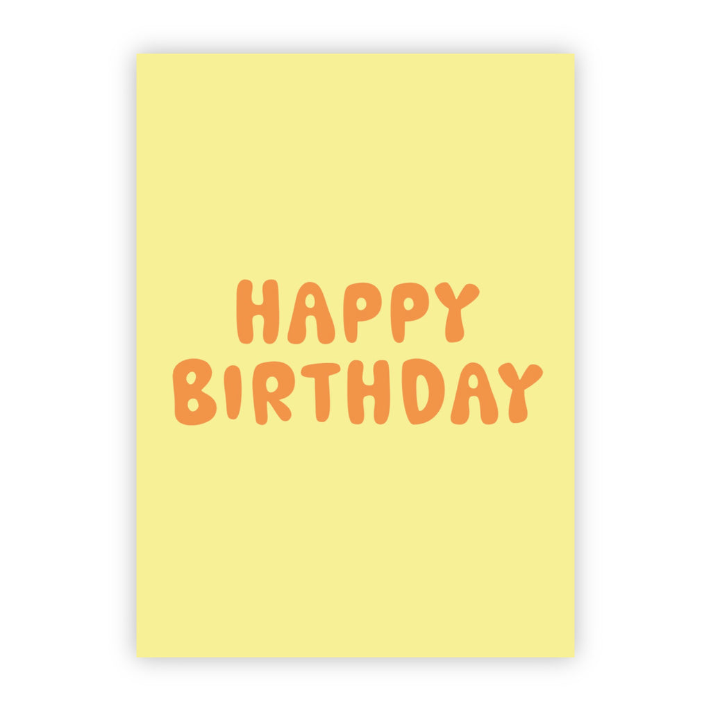 Wenskaart | Happy birthday
