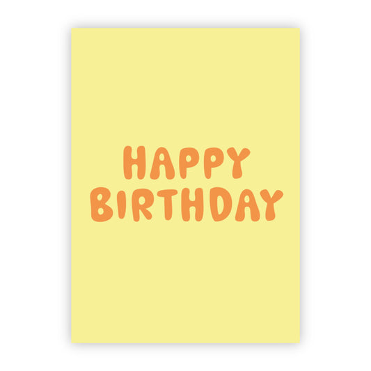 Wenskaart | Happy birthday