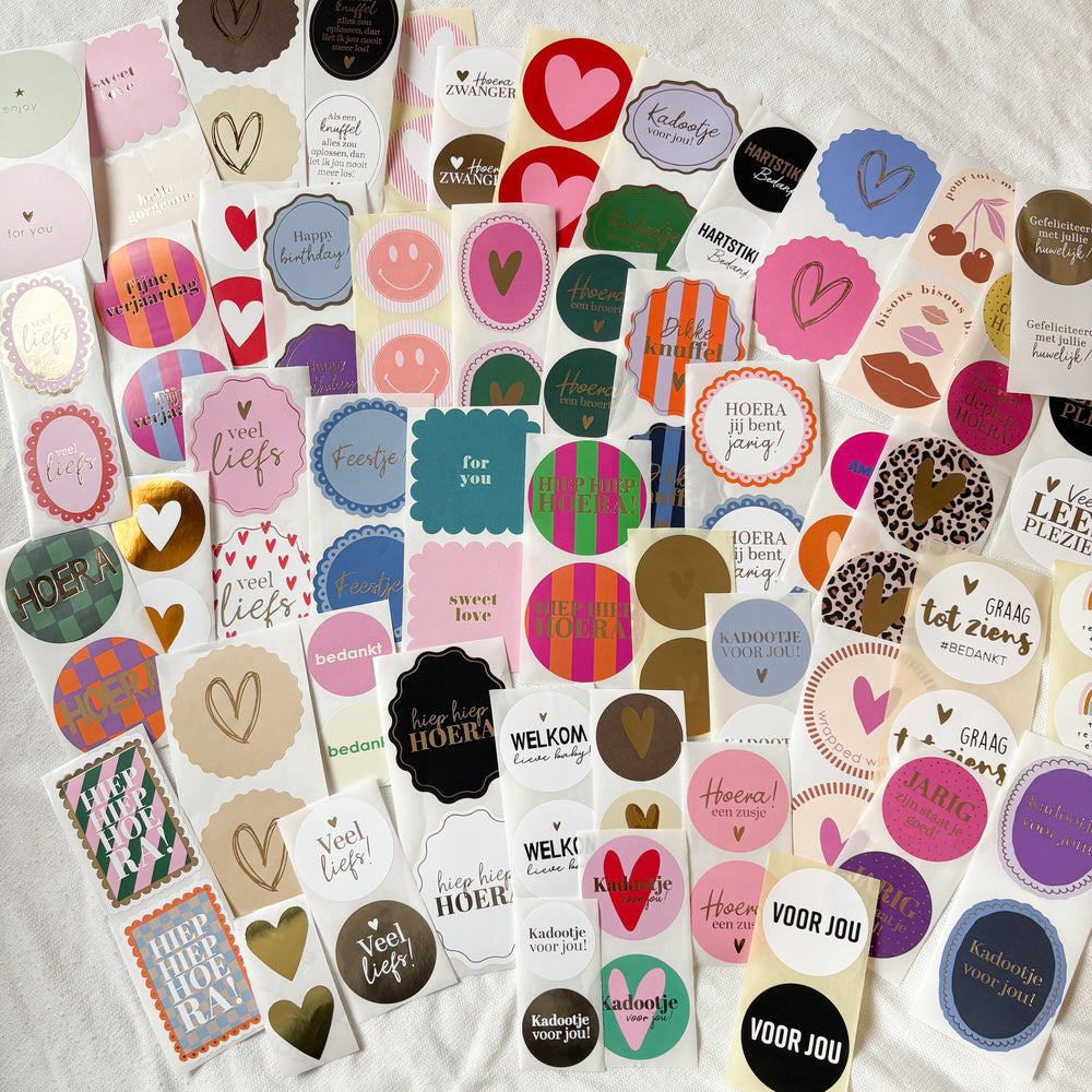 Inpakset | 100 cadeaustickers