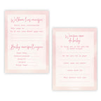 Invulkaarten babyshower | Set van 10