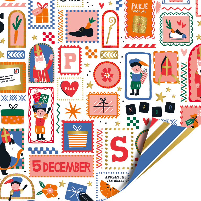 Cadeaupapier | Set van 5