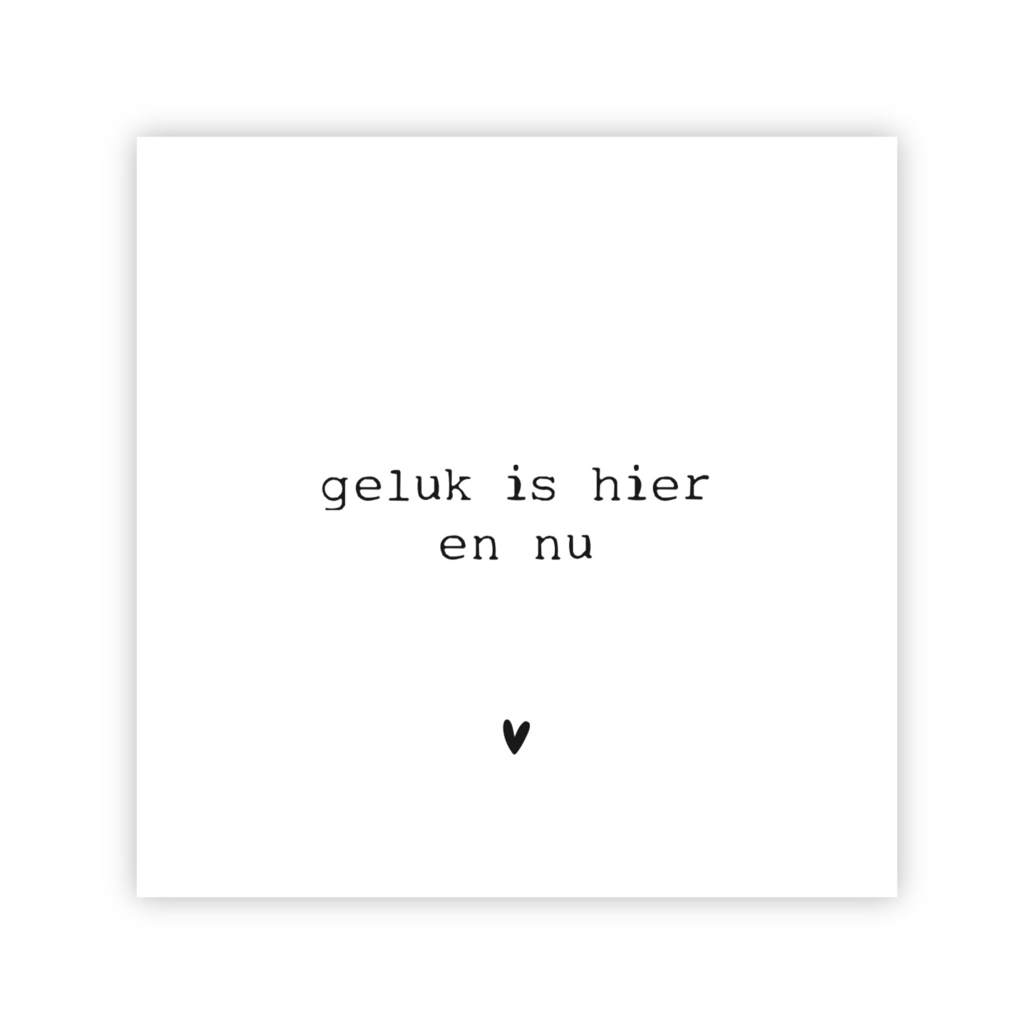 Forex tegeltje | Geluk is hier en nu
