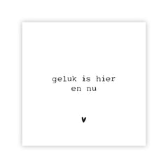 Forex tegeltje | Geluk is hier en nu
