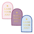 Cadeaustickers | Kado voor jou 10 stuks goudfolie