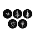 Cadeaustickers | Kerst 10 stuks goudfolie