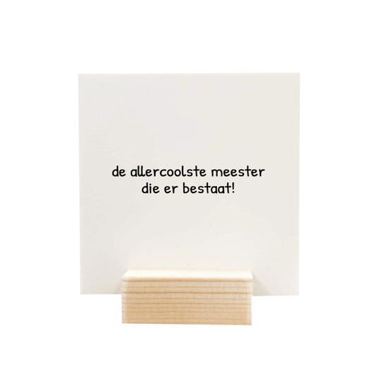 Forex tegeltje | Meester