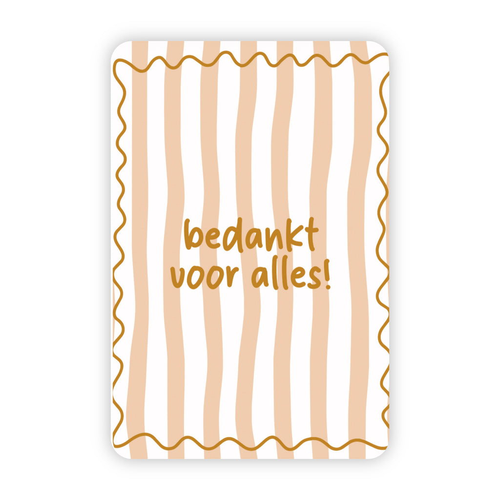 Wenskaarten | Set van 20 met goudfolie
