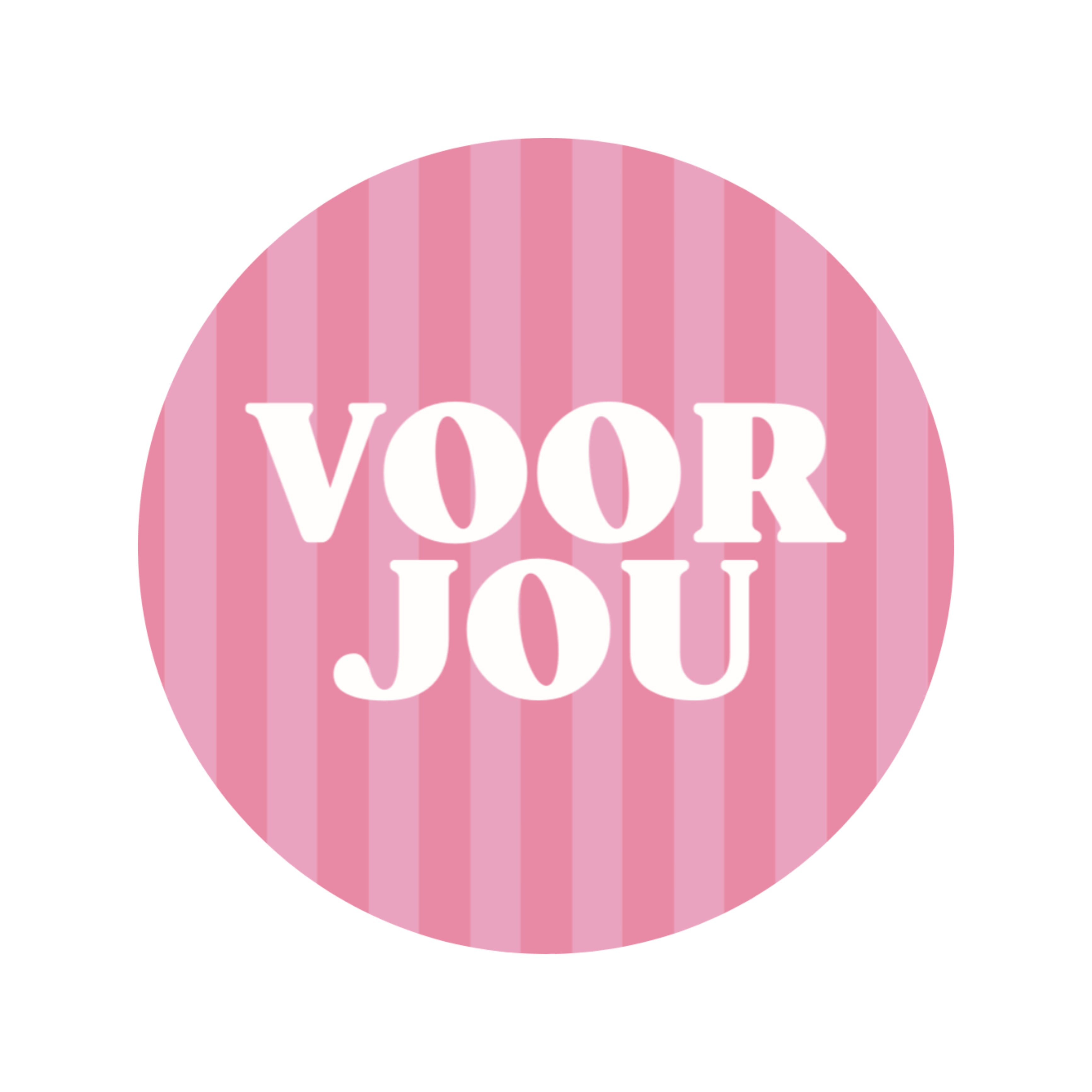 Cadeaustickers | Voor jou 10 stuks