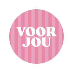 Cadeaustickers | Voor jou 10 stuks