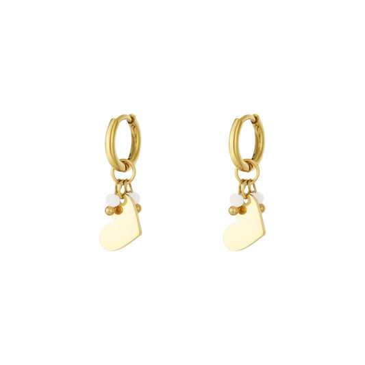 Oorbellen | Juliet goud beige