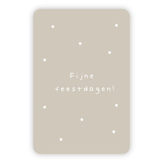 Kerstkaart | Fijne feestdagen!