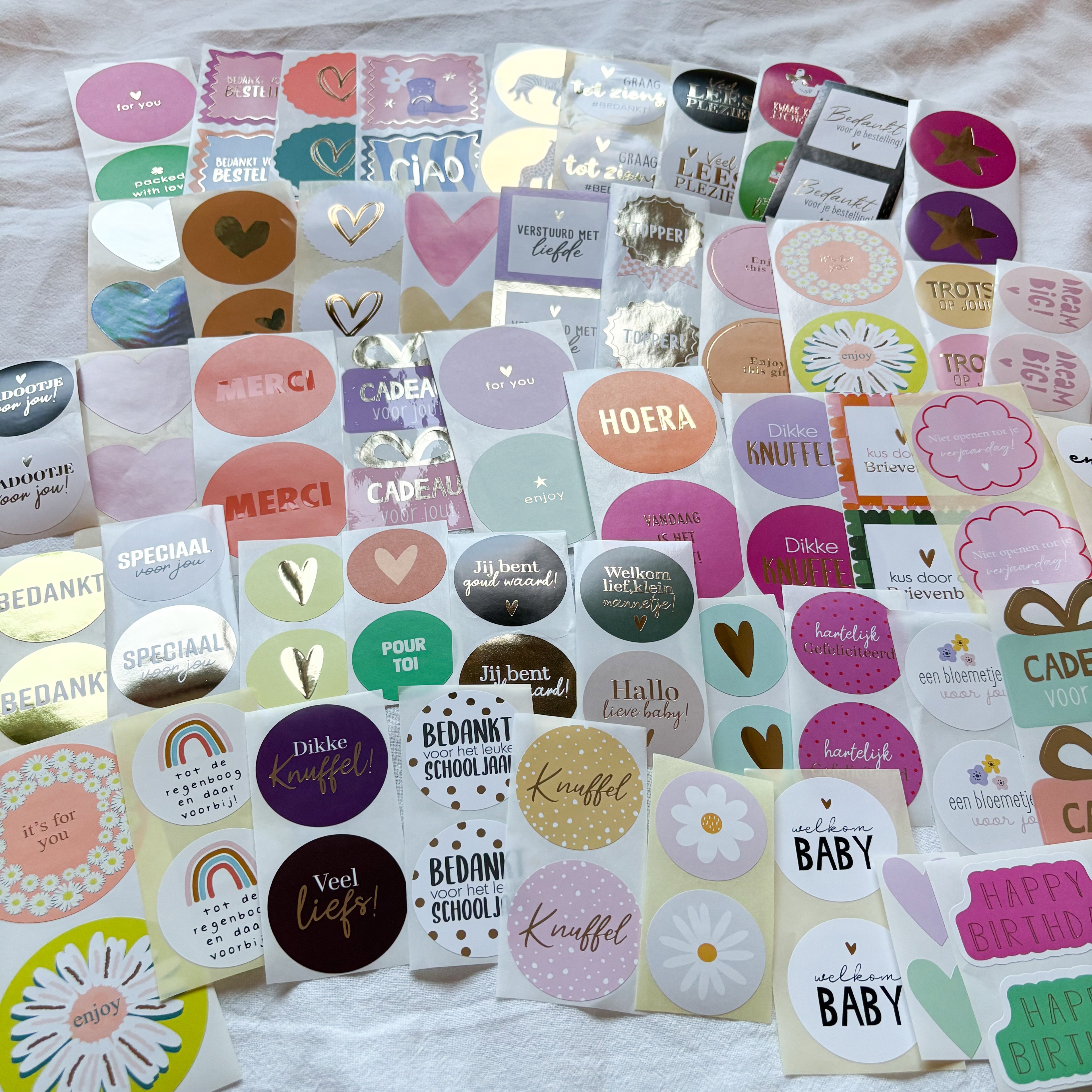 Inpakset | 100 cadeaustickers