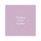 Dubbele wenskaart | Happy new home