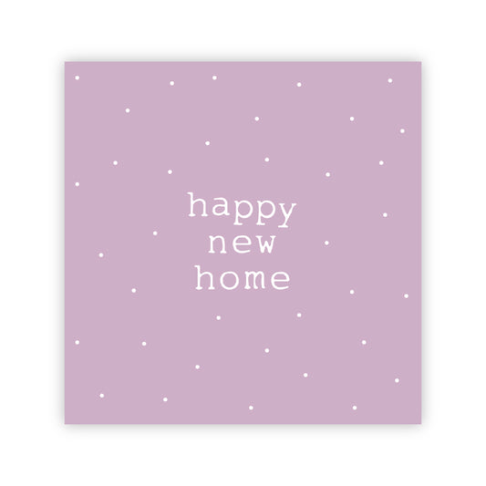 Dubbele wenskaart | Happy new home