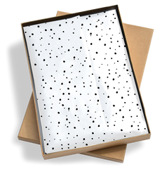 Vloeipapier | Wit stipjes 5 stuks