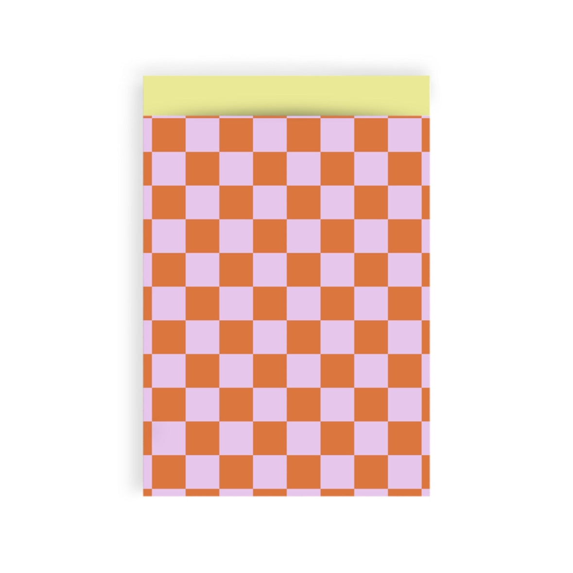 Cadeauzakjes | Geblokt mauve 5 stuks