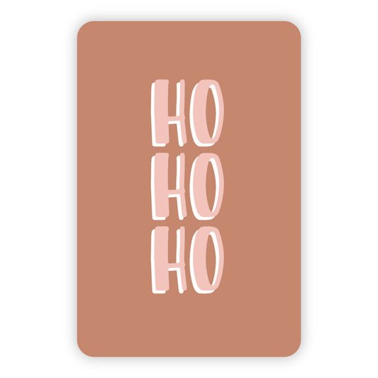 Kerstkaart | HO HO HO
