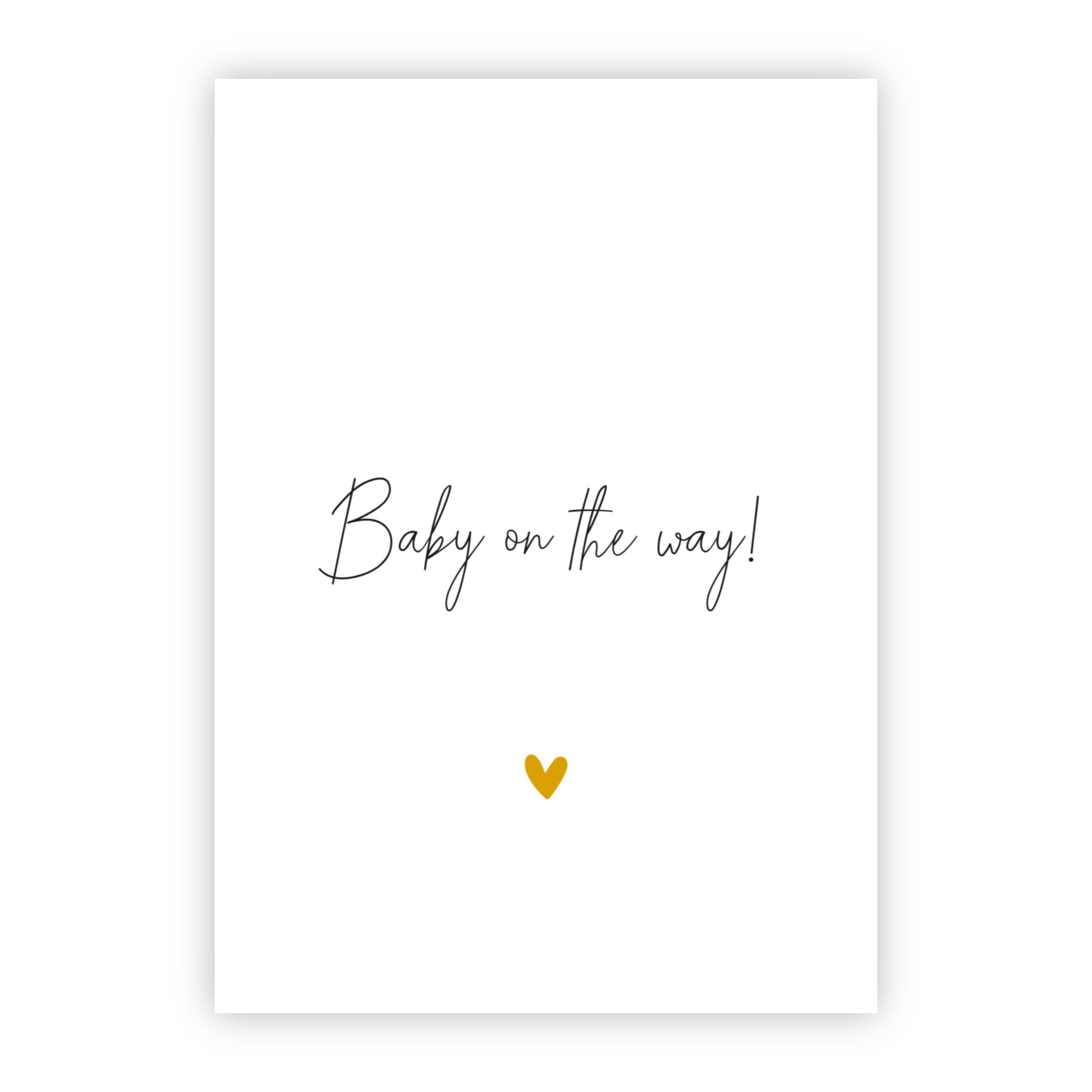 Wenskaart | Baby on the way!