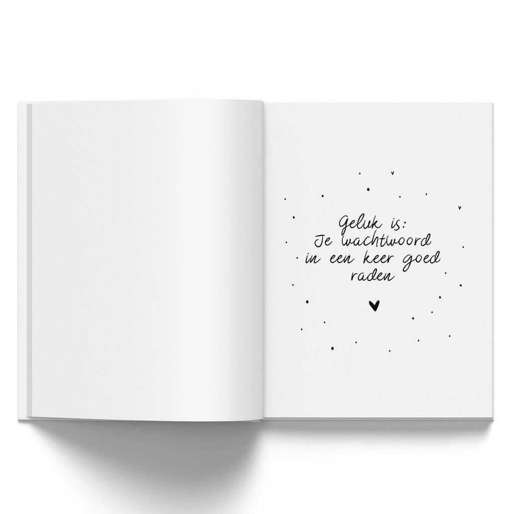 Invulboek | Mijn wachtwoorden boekje