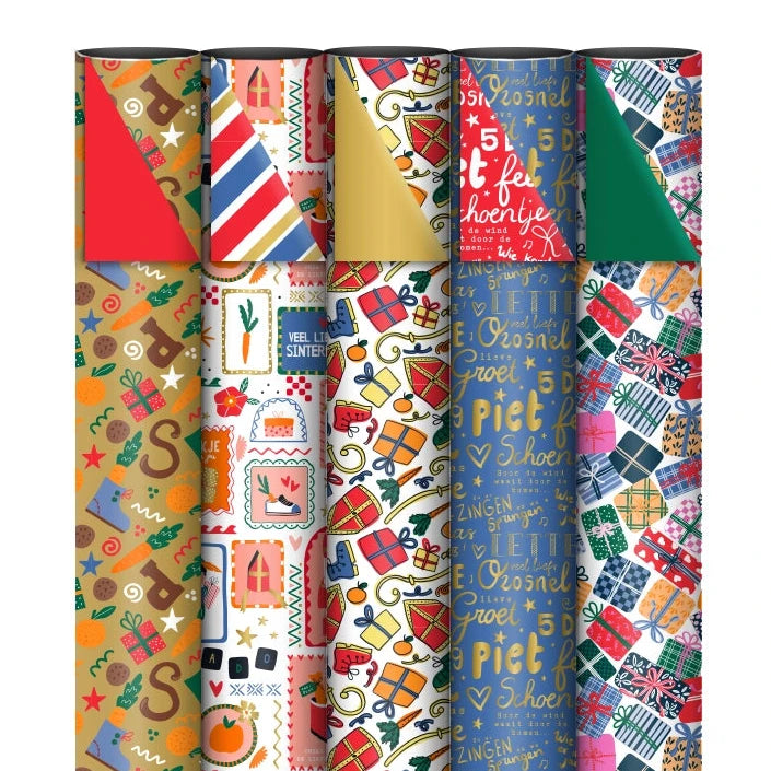 Cadeaupapier | Set van 5