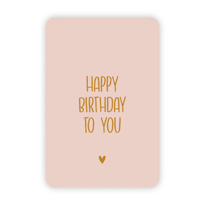 Wenskaarten | Set van 20 met goudfolie