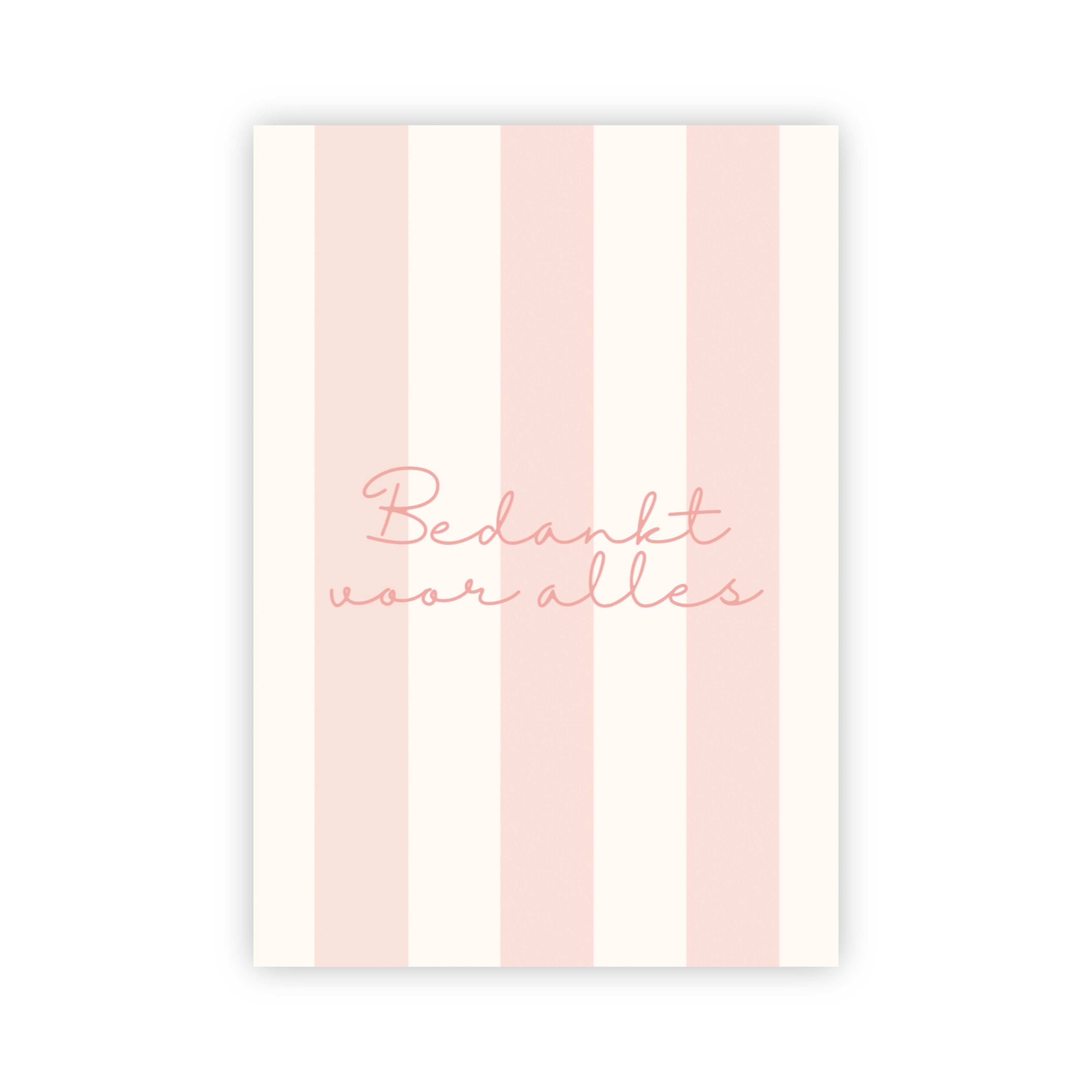 Wenskaart | Bedankt voor alles