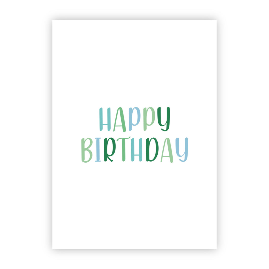 Wenskaart | Happy birthday