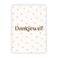 Dubbele wenskaart | Dankjewel!
