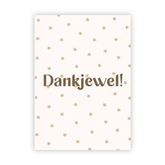 Dubbele wenskaart | Dankjewel!