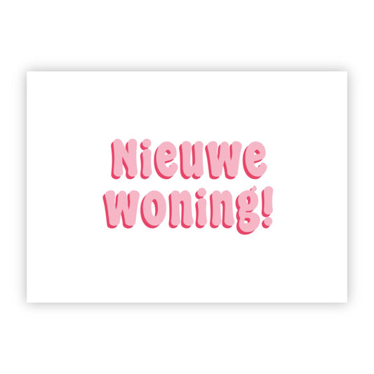 Wenskaart | Nieuwe woning!