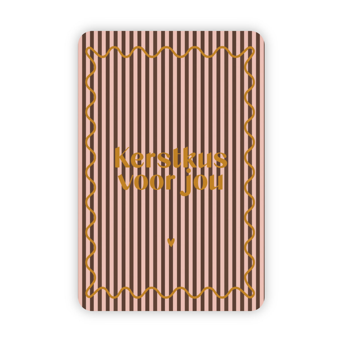 Kerstkaarten | Set van 20 met goudfolie