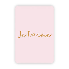 Wenskaart | Je t’aime
