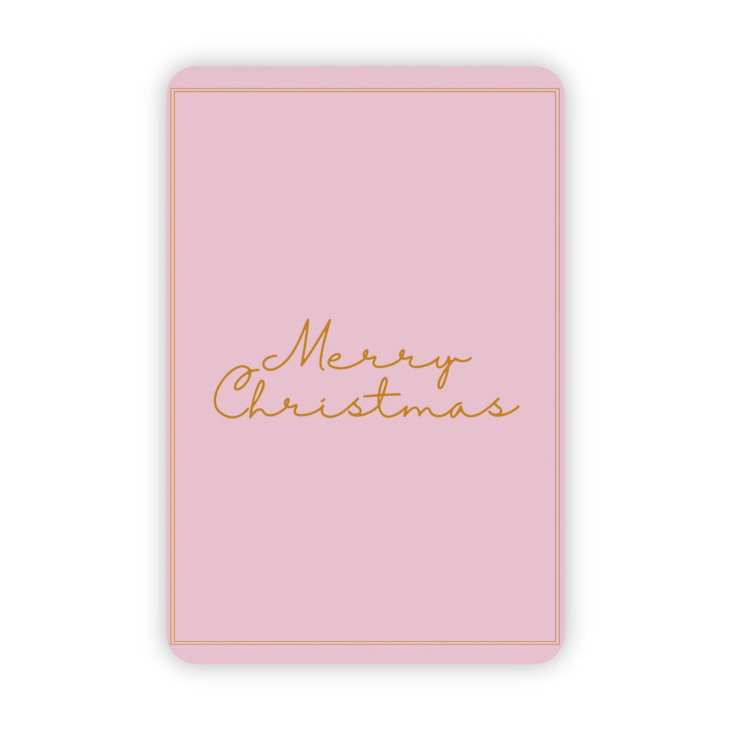Kerstkaarten | Set van 20 met goudfolie