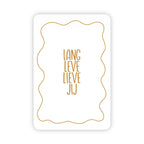 Wenskaart | Lang leve lieve jij goudfolie