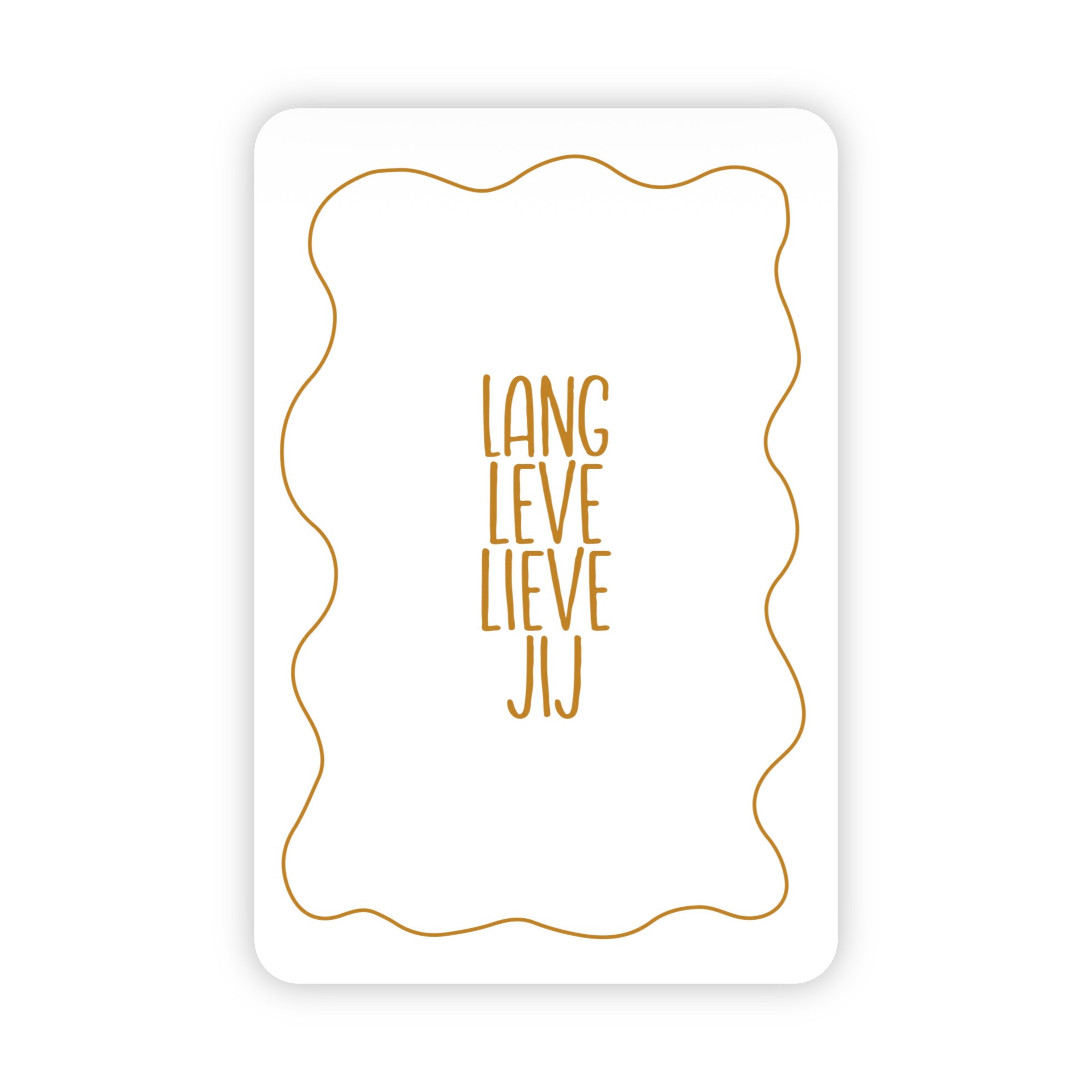 Wenskaarten | Set van 10 met goudfolie