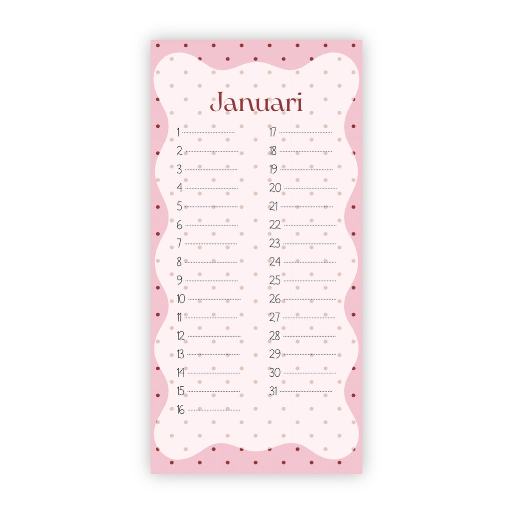 Verjaardagskalender | Taart, slingers en een lach