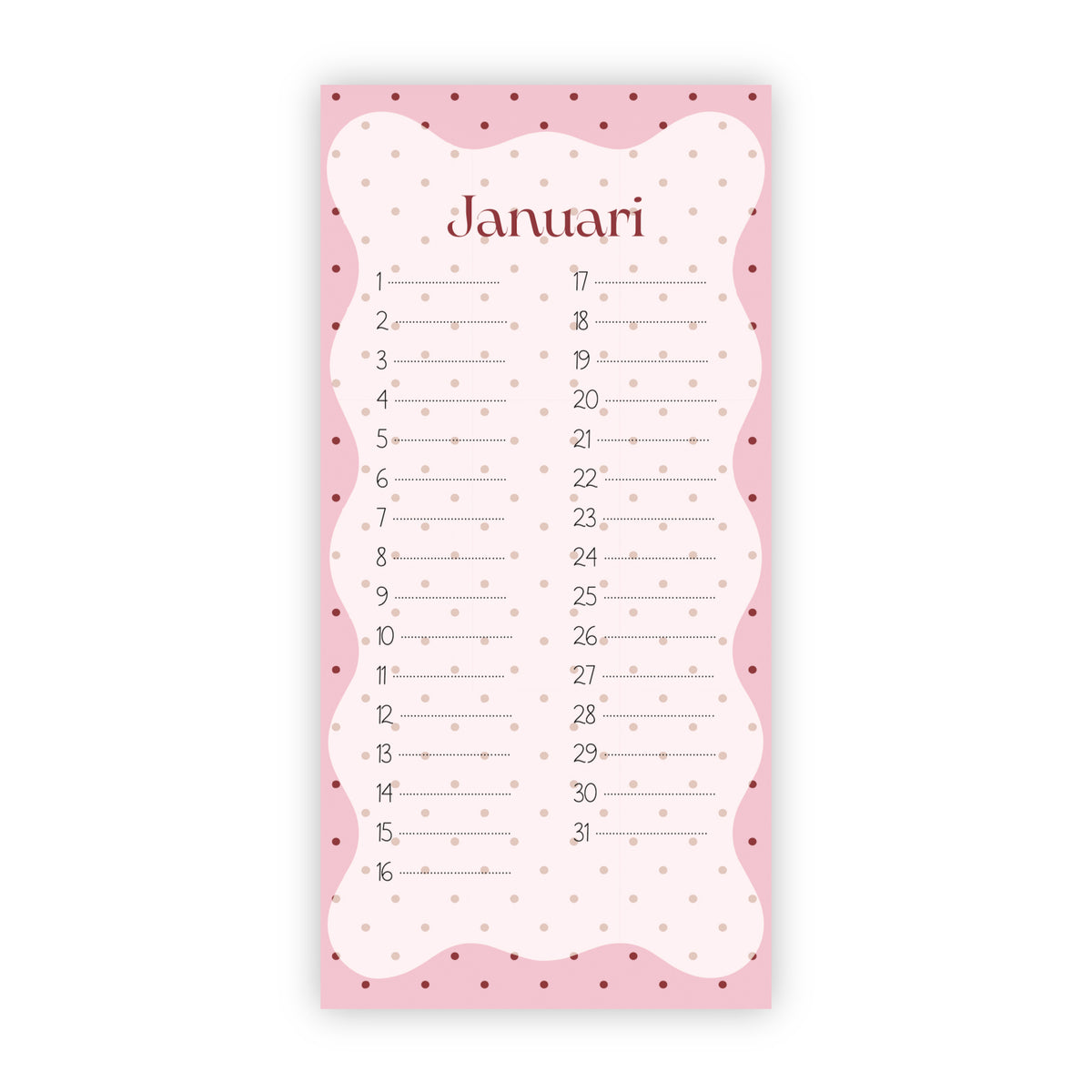 Verjaardagskalender | Taart, slingers en een lach
