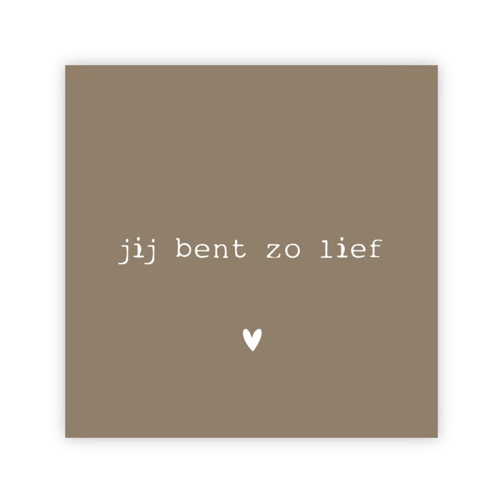 Forex tegeltje | Jij bent zo lief