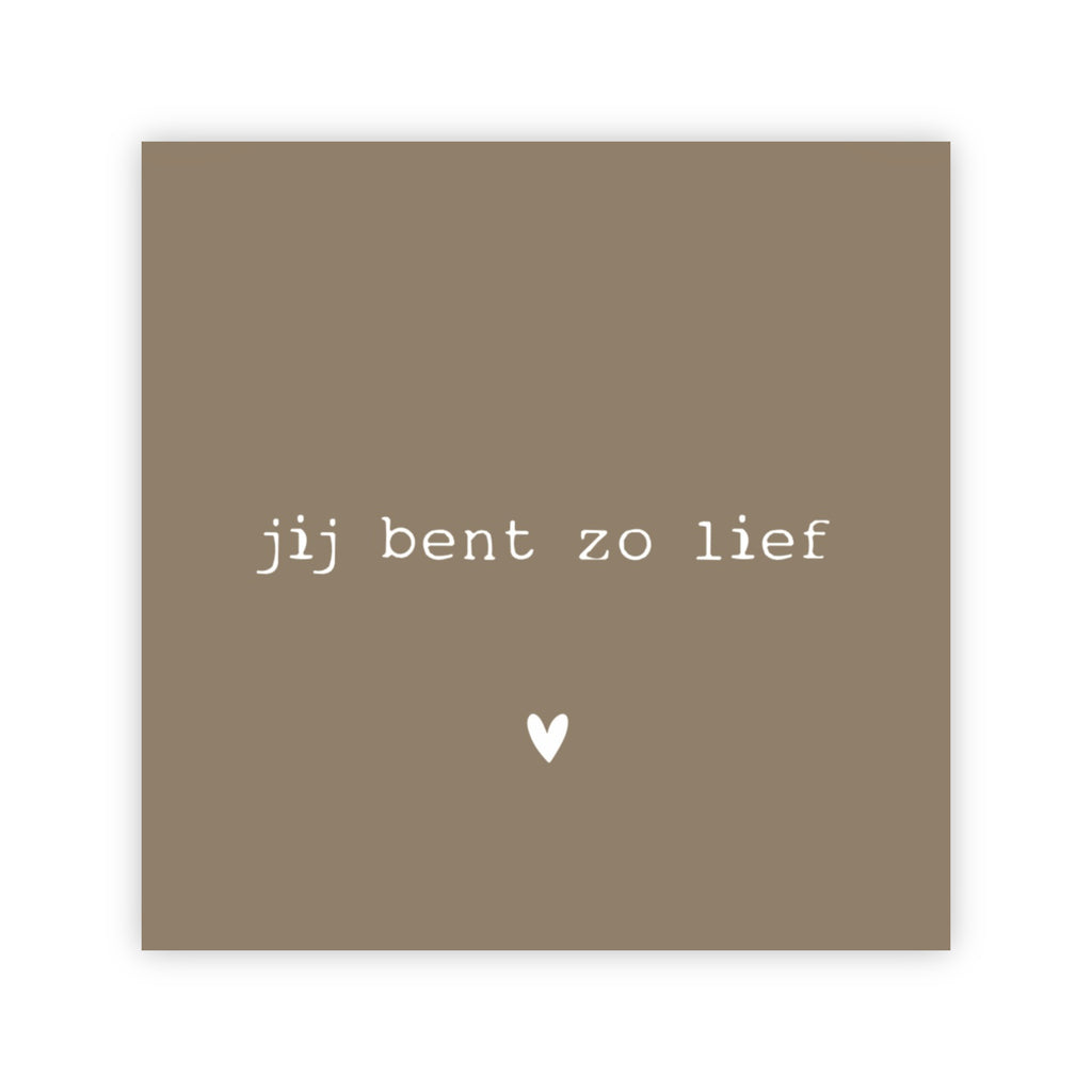 Forex tegeltje | Jij bent zo lief