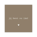 Forex tegeltje | Jij bent zo lief