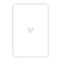 Wenskaart | Blanco hartje